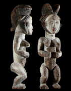 Statuette rituelle feminine - Punu / Pounou - Gabon