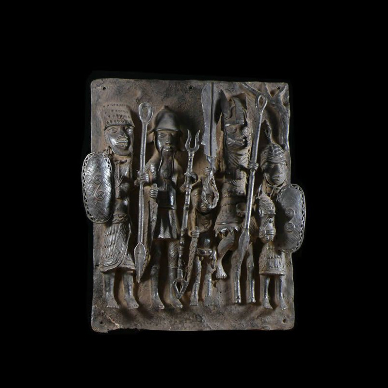 Plaque de palais - Nigeria - BIni Edo - Bronze cire perdue