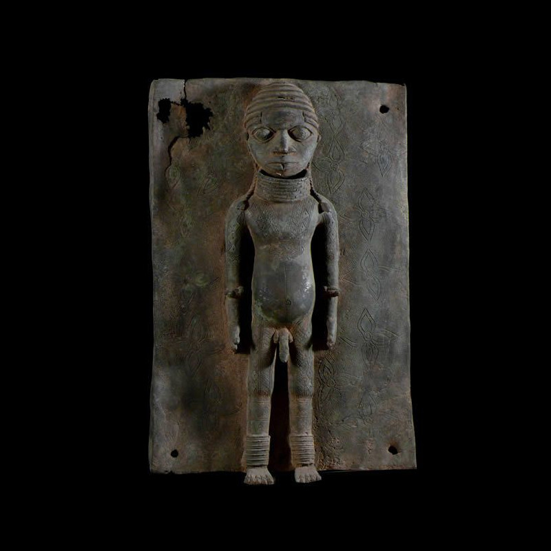 Plaque de palais - Nigeria - BIni Edo - Bronze cire perdue