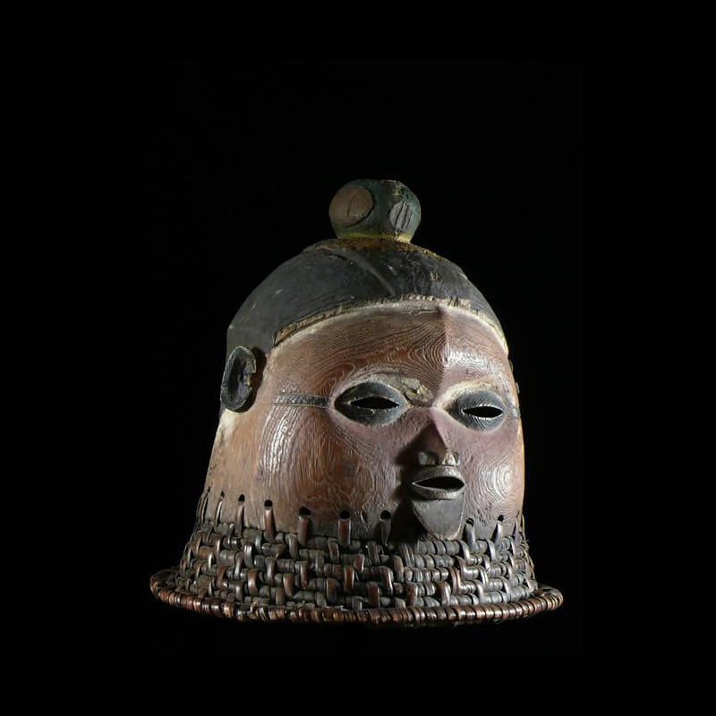 Masque initiatique Mukanda Kakungu - Suku - RDC Zaire