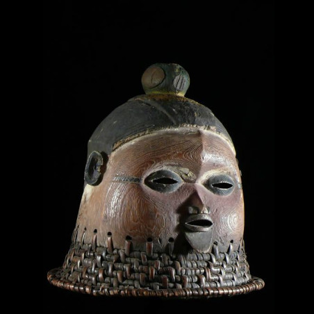 Masque initiatique Mukanda Kakungu - Suku - RDC Zaire