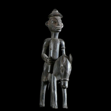 Cavalier et son cheval Syonfolo - Senoufo - Côte d'Ivoire