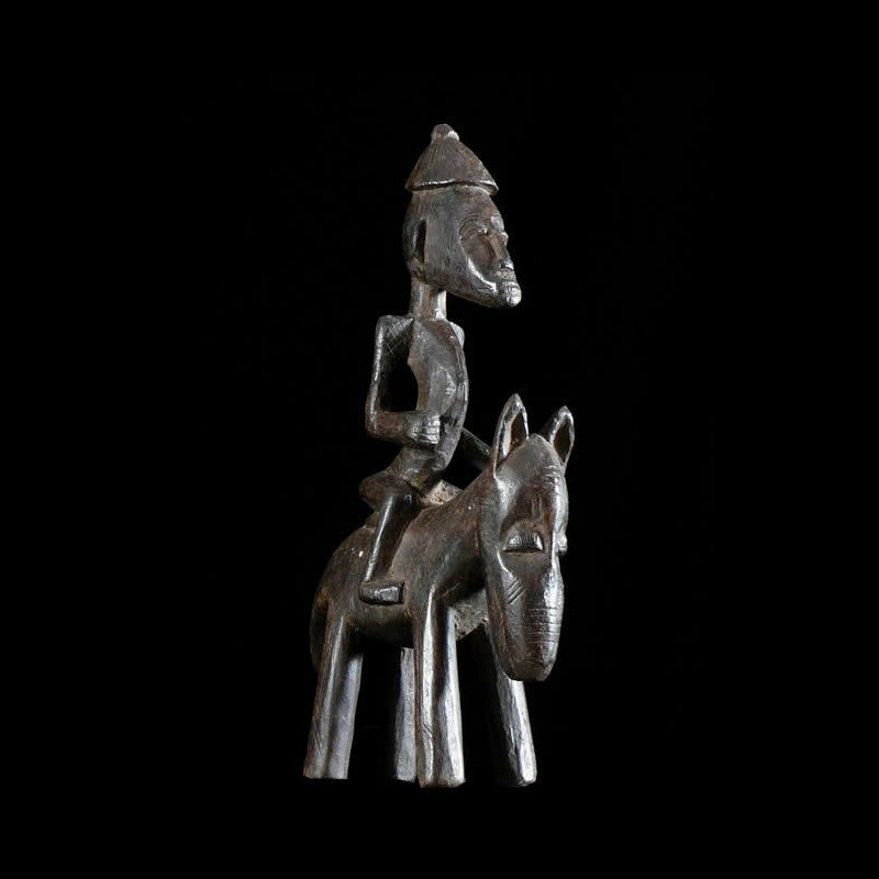 Cavalier et son cheval Syonfolo - Senoufo - Côte d'Ivoire
