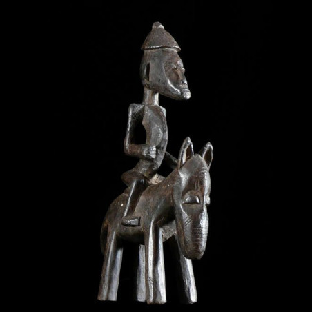 Cavalier et son cheval Syonfolo - Senoufo - Côte d'Ivoire
