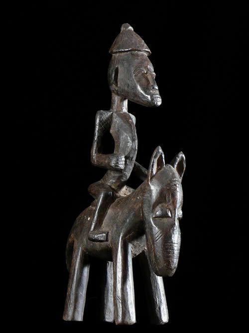 Cavalier et son cheval Syonfolo - Senoufo - Côte d'Ivoire