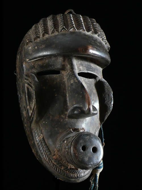 Masque phacochere - Kru / Krumen / Kran - Côte d'Ivoire