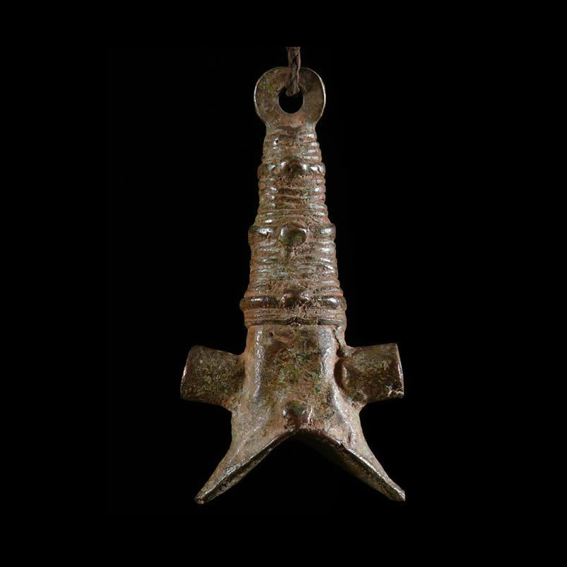 Sifflet en bronze - Lobi - Burkina Faso - Aerophones