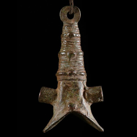 Sifflet en bronze - Lobi - Burkina Faso - Aerophones