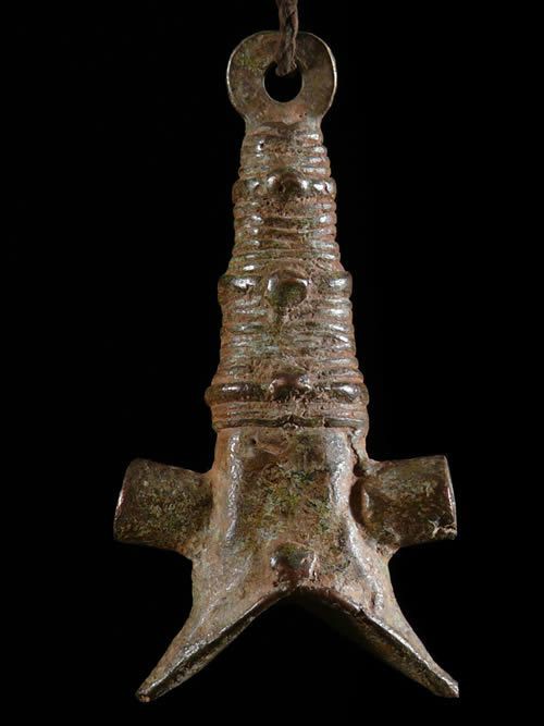 Sifflet en bronze - Lobi - Burkina Faso - Aerophones