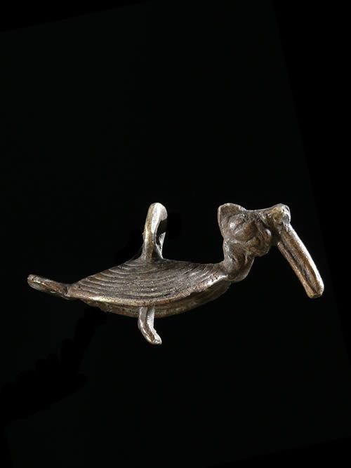 Pendentif amulette toucan - Lobi - Burkina Faso