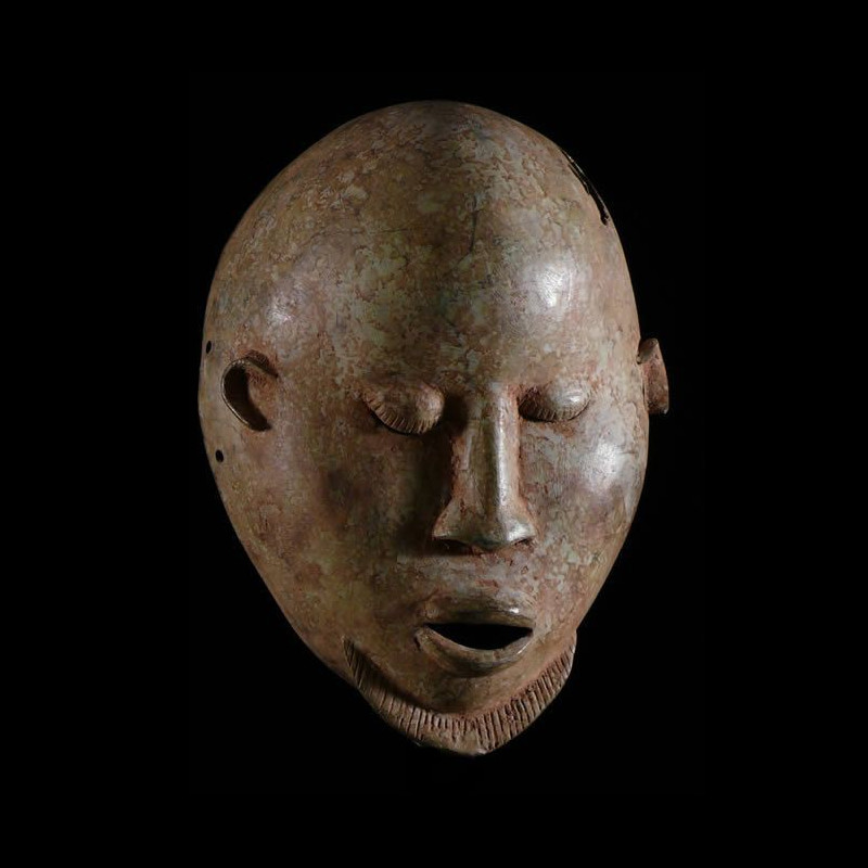 Masque en alliage de metal - Bambara - Mali