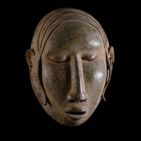 Masque en alliage de metal - Bambara - Mali