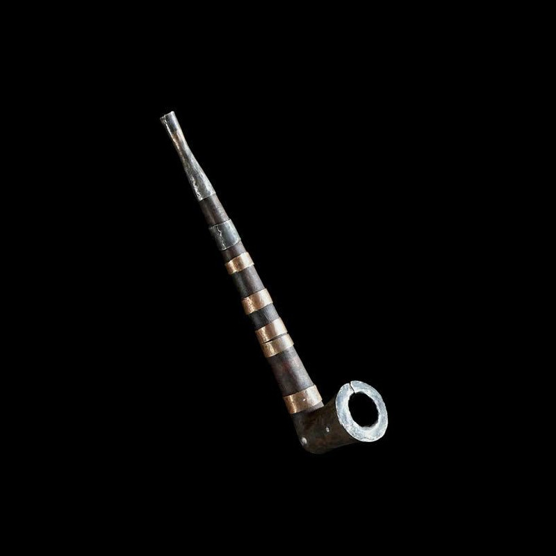 Pipe a tabac en bois - Dinka - Soudan
