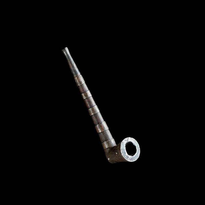 Pipe a tabac en bois - Dinka - Soudan