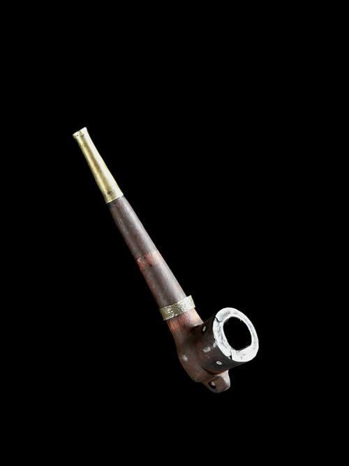 Pipe a tabac en bois - Dinka - Soudan