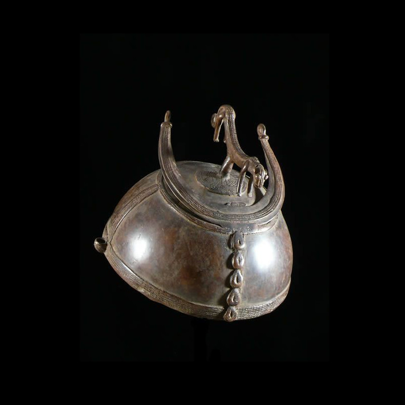 Masque en alliage de metal - Kulango - Côte d'Ivoire