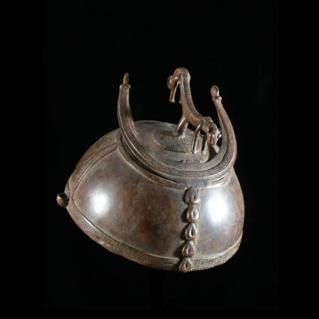 Masque en alliage de metal - Kulango - Côte d'Ivoire