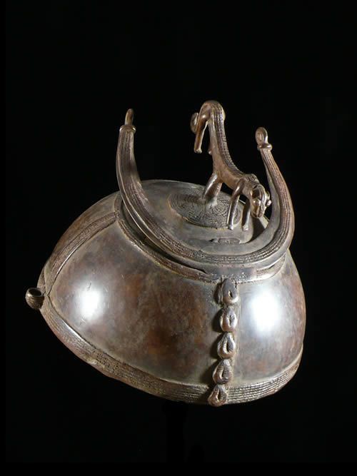 Masque en alliage de metal - Kulango - Côte d'Ivoire