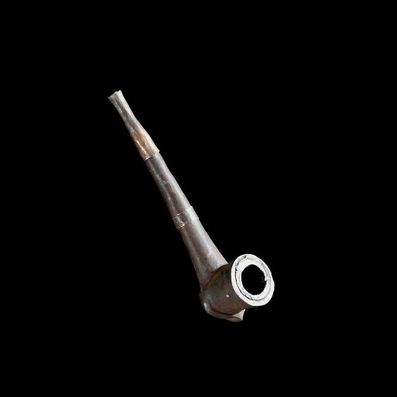 Pipe a tabac en bois - Dinka - Soudan