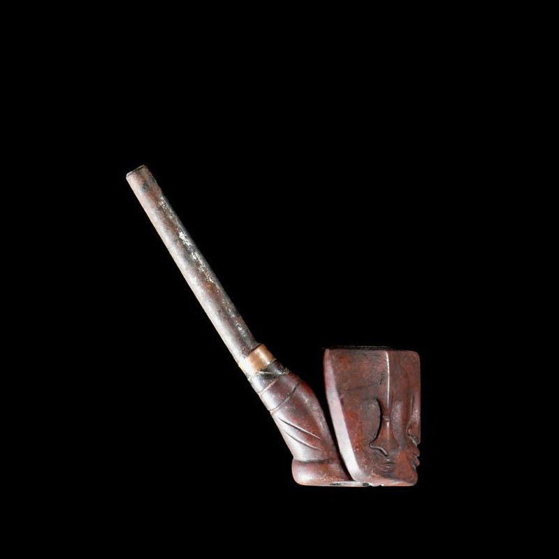 Pipe a tabac en bois - Mossi - Burkina Faso