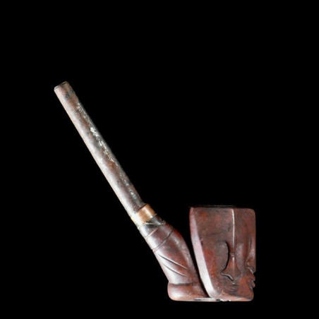 Pipe a tabac en bois - Mossi - Burkina Faso