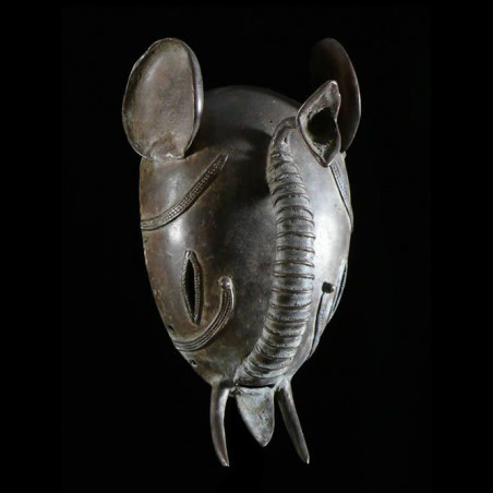 Masque en alliage de metal - Kulango - Côte d'Ivoire