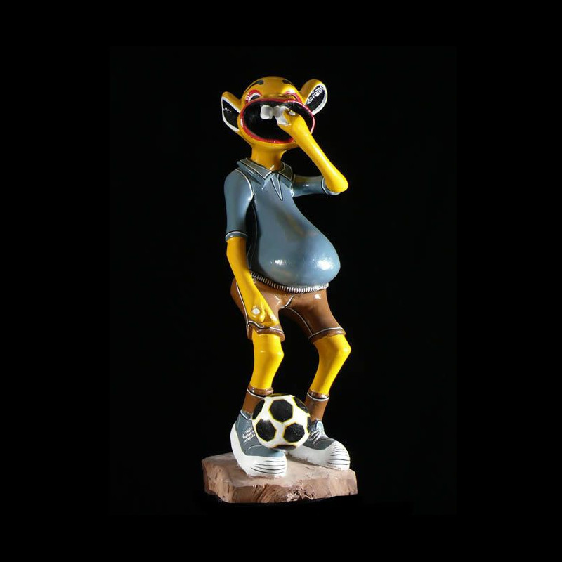 Sculpture Shetani Footballleur - George Lilanga - Makonde