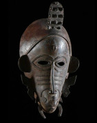 Masque en alliage de metal - Senoufo - Côte d'Ivoire