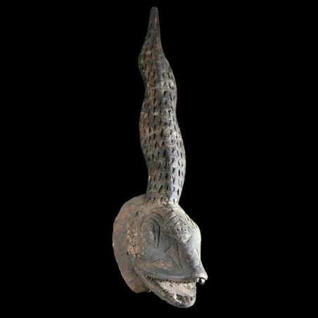 Masque Zoomorphe Serpent - Nunuma - Burkina Faso