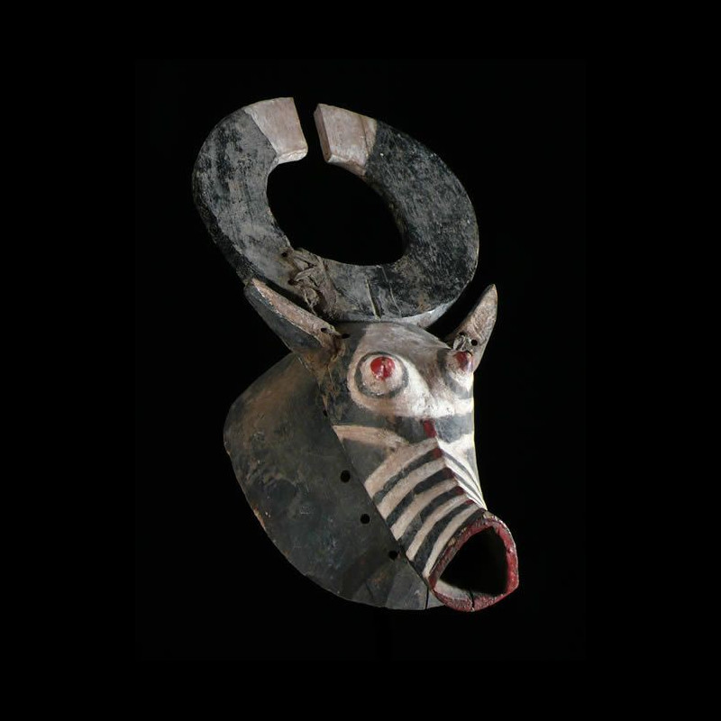 Masque Buffle Polychrome - Mossi - Burkina Faso