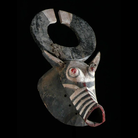 Masque Buffle Polychrome - Mossi - Burkina Faso