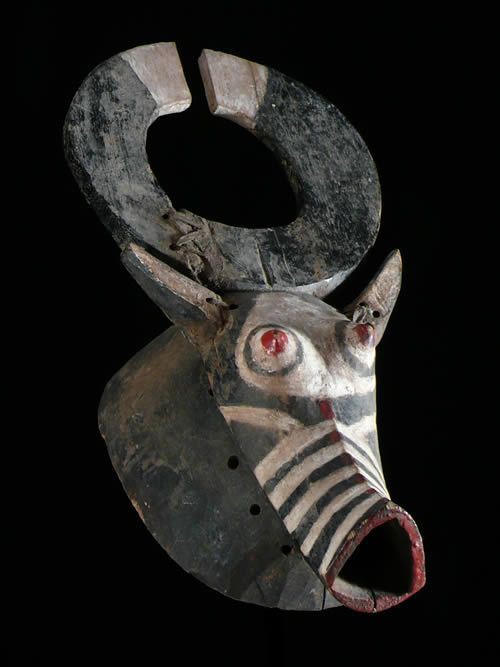 Masque Buffle Polychrome - Mossi - Burkina Faso