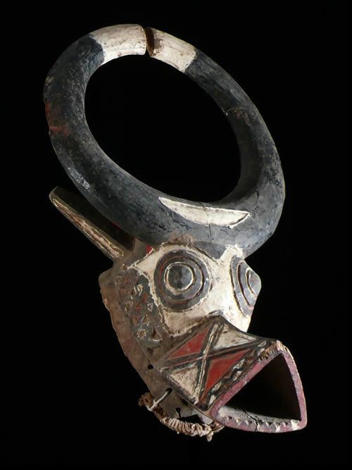 Masque Buffle Polychrome - Bwa - Burkina Faso