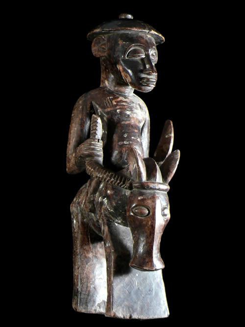 Cavalier et son cheval Syonfolo - Senoufo - Côte d'Ivoire