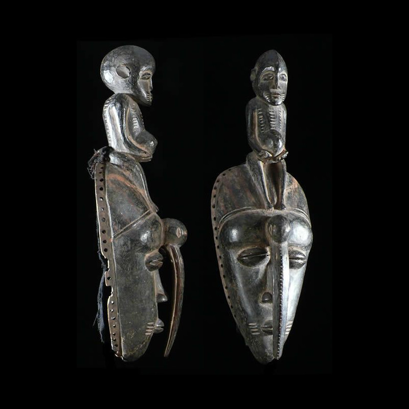 Masque de rejouissances - Ligbi - Côte d'Ivoire