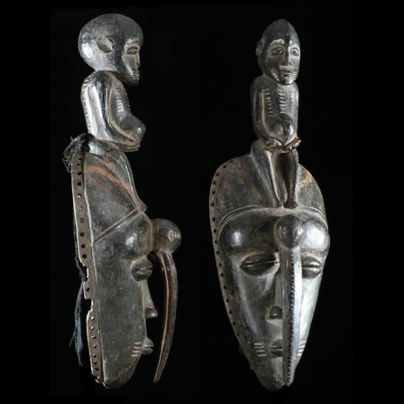 Masque de rejouissances - Ligbi - Côte d'Ivoire