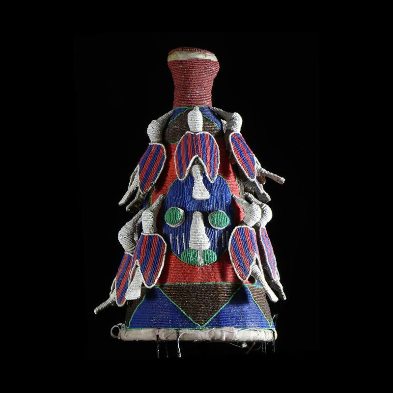 Coiffe Ade ou Adenla royale de ceremonie - Yoruba - Nigeria