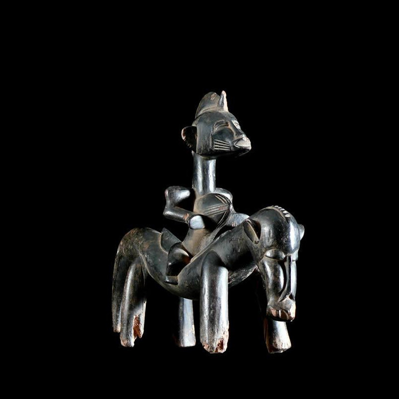 Cavalier et son cheval Syonfolo - Senoufo - Côte d'Ivoire
