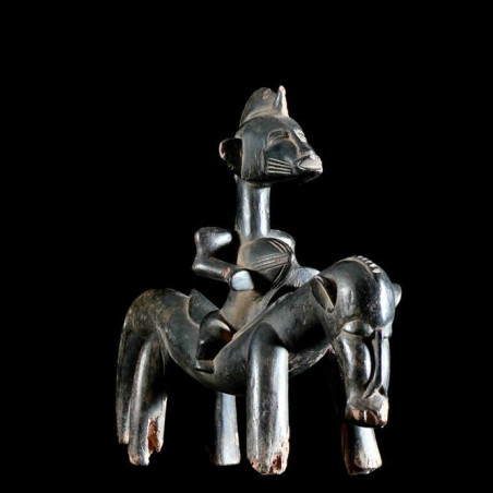 Cavalier et son cheval Syonfolo - Senoufo - Côte d'Ivoire
