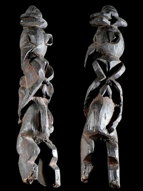 Statuette Maternite Zoomorphe - Chamba - Nigeria