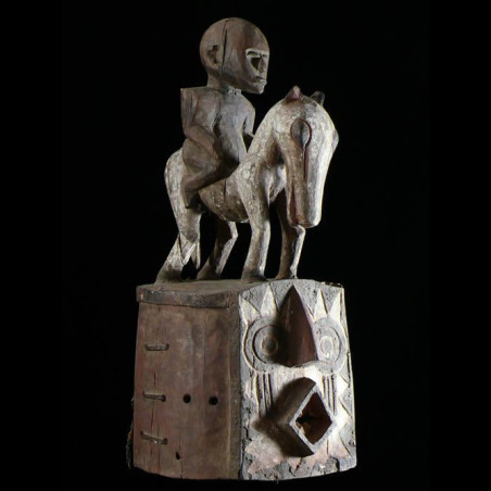 Masque Casque Cavalier Polychrome Bolo - Bobo - Burkina Faso