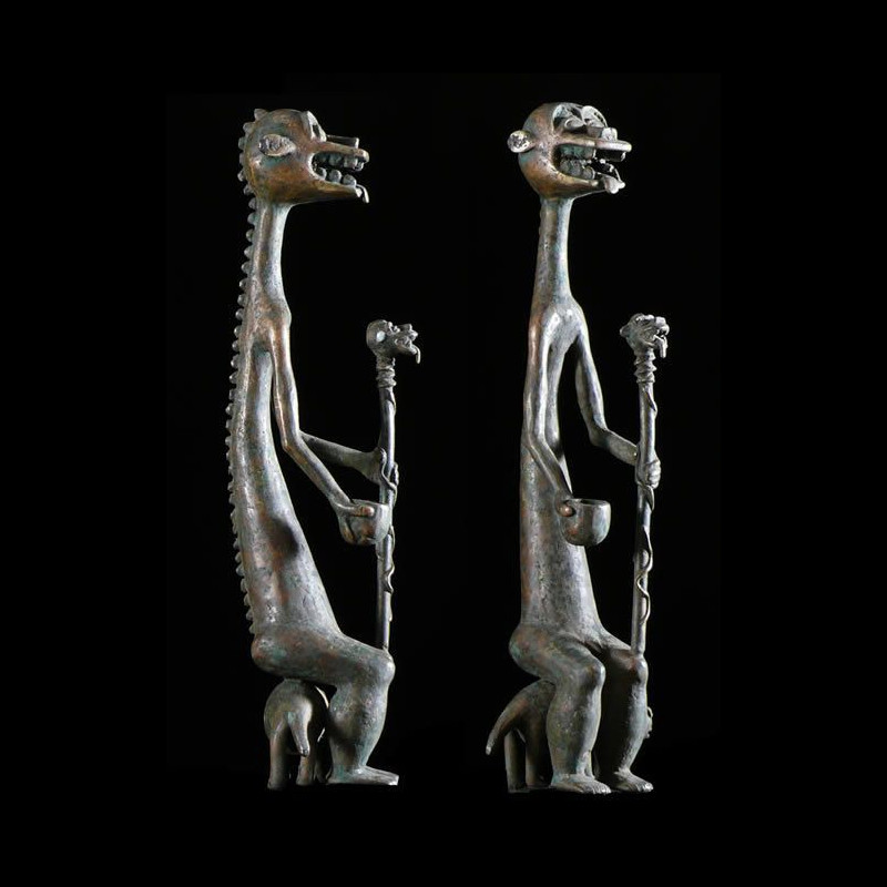 Statuette Aboya Mbotumbo - Baoule - Côte d'Ivoire