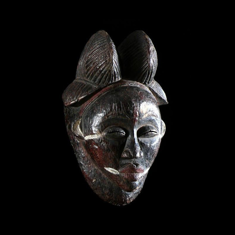 Masque noir de justice Ikwara - Pounou / Tsangui - Gabon