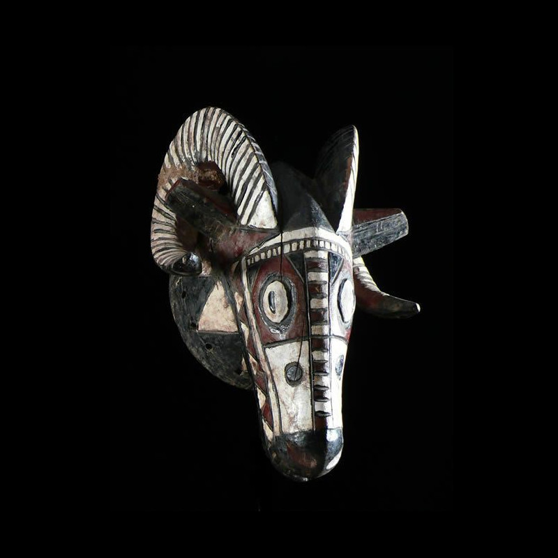 Masque Belier Polychrome - Mossi - Burkina Faso