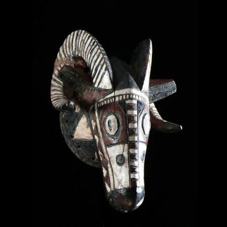 Masque Belier Polychrome - Mossi - Burkina Faso
