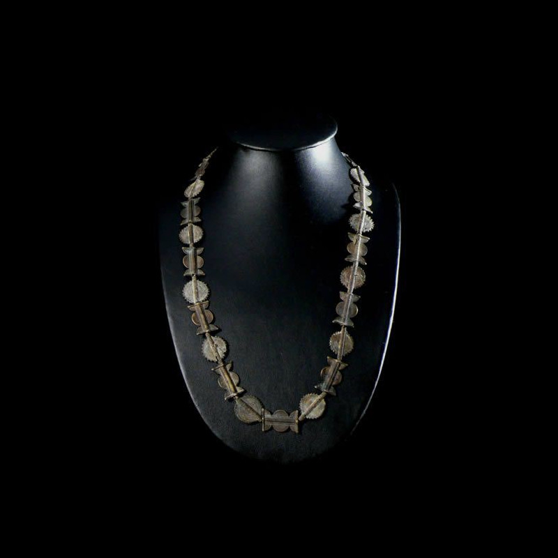 Collier en alliage de bronze - Akan ou Baoule - Côte d'Ivoire