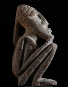 Statuette anthropomorphe en pierre - Dogon ? Lobi ? - Mali