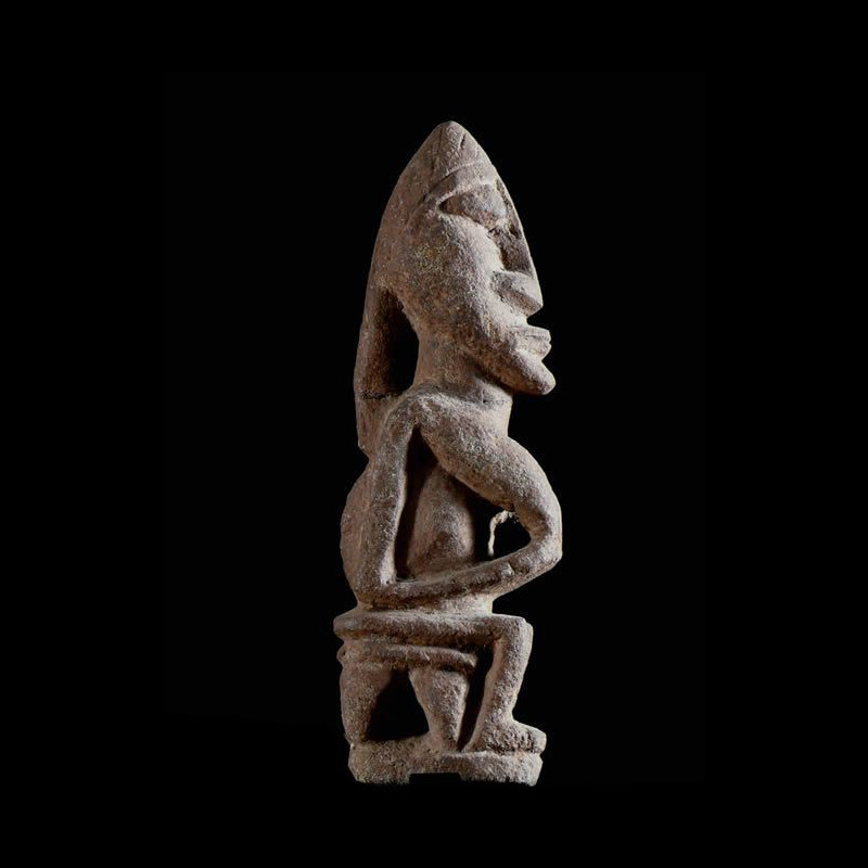 Statuette anthropomorphe en pierre - Dogon ? Lobi ? - Mali