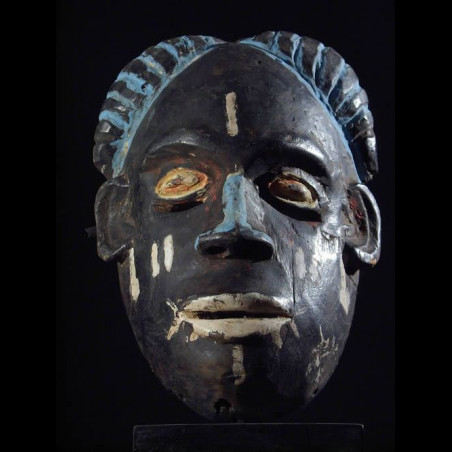 Masque ancien Igbo porte - Nigeria - Masque africain