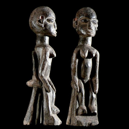 Fetiche Bateba ou Bouthiba ordinaire assis - Lobi - Burkina